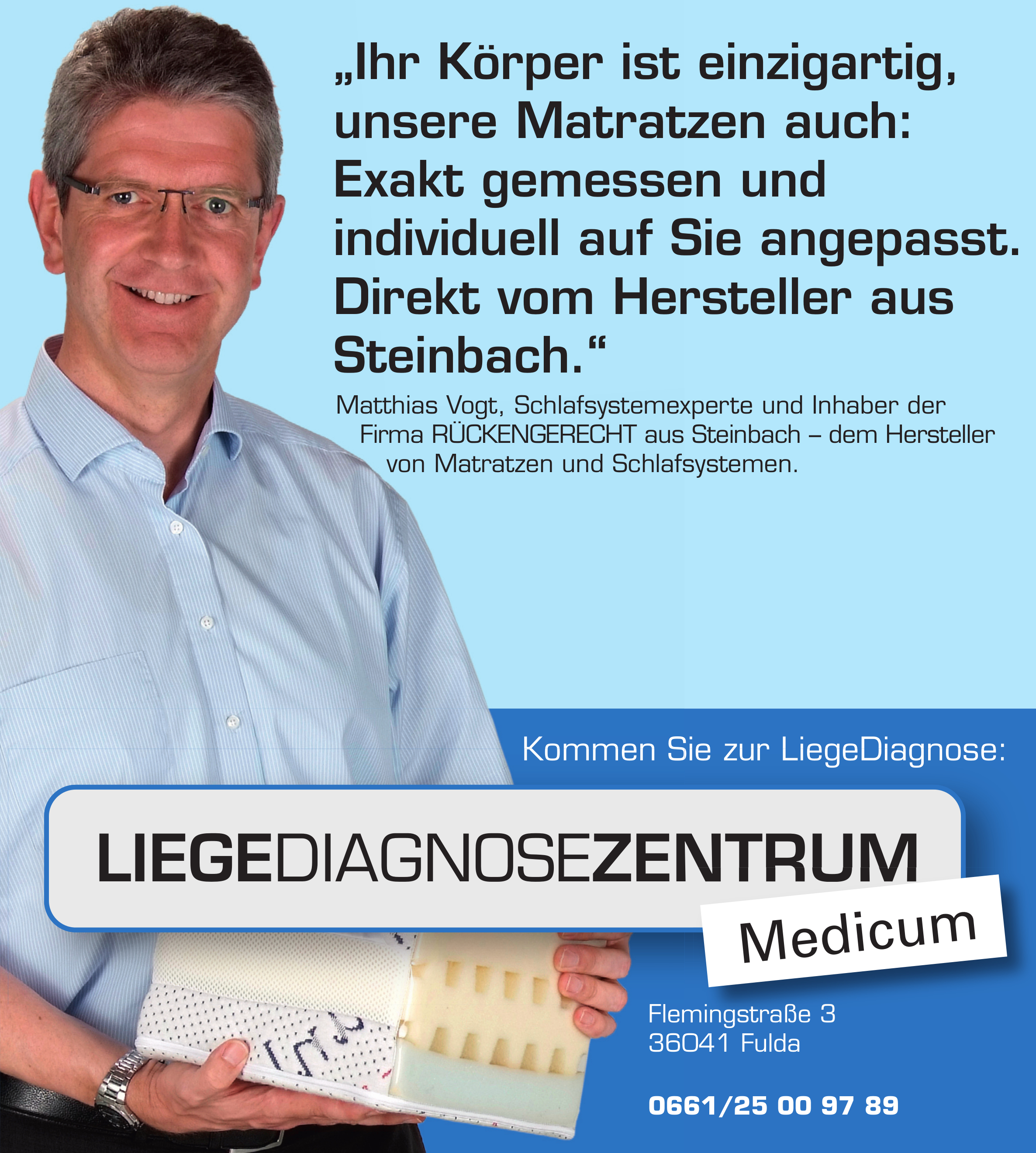 Ausschnitt Werbeanzeige Hünfeld April 2013